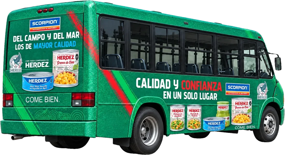 Campaña de Herdez sobre camión